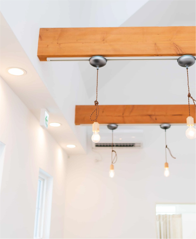 なかじまクリニック 高い天井 イメージ