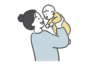 赤ちゃんとお母さんのアイコン